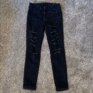 Black American eagle jeans